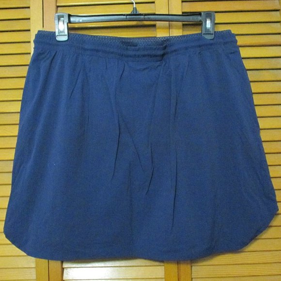 Members Mark Woven Trek skort navy blue stretchy with pockets size XXL - Picture 6 of 6